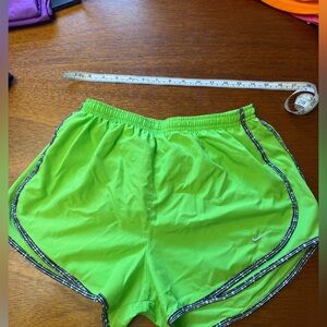 Nike Women's Neon Green running Shorts